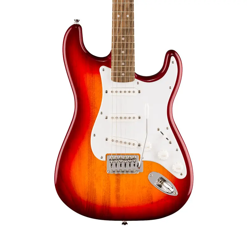Squier Sonic Stratocaster Electric Guitar Featuring Laurel Fingerboard And Sienna Sunburst Finish 1