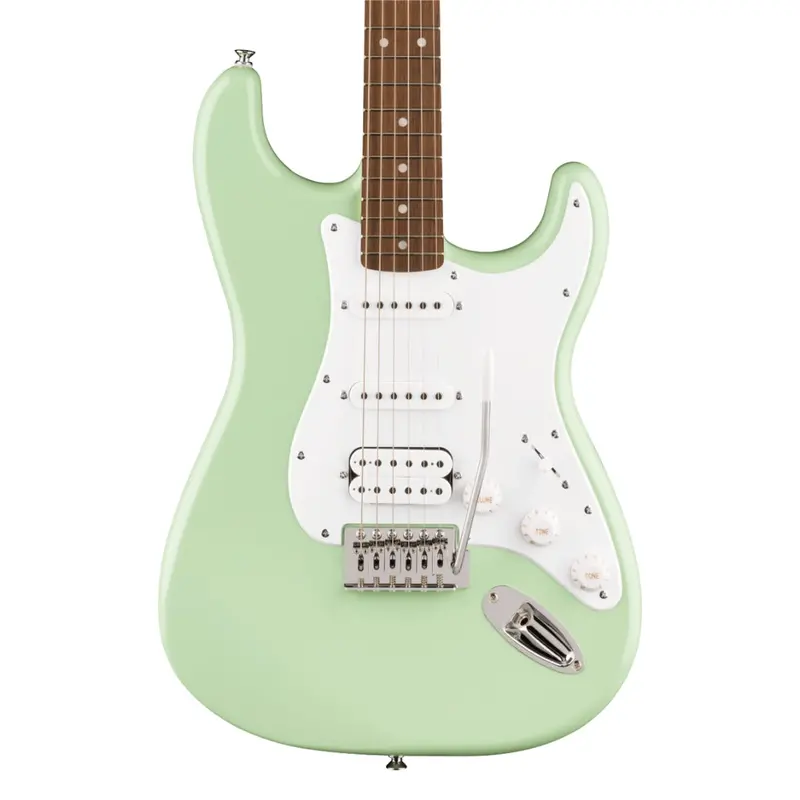 Squier Sonic Stratocaster Hss Electric Guitar In Surf Green With Laurel Fretboard 1
