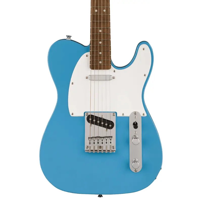 Squier Sonic Telecaster Electric Guitar With Laurel Fingerboard – California Blue Finish, White Pickguard 1