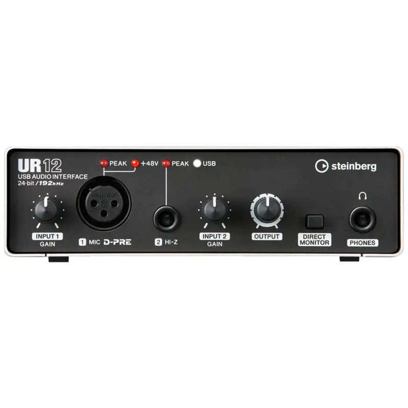 Steinberg Ur12 Portable Usb Audio Interface For Singer-Songwriters And Podcasters 1
