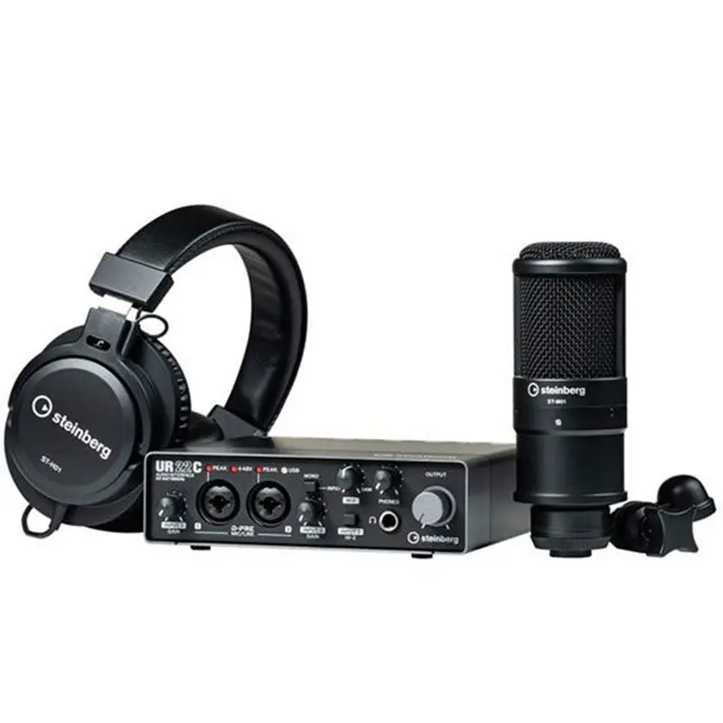 Steinberg Ur22C-Rpack Usb-C Audio Interface Bundle With Rackmount Kit 1