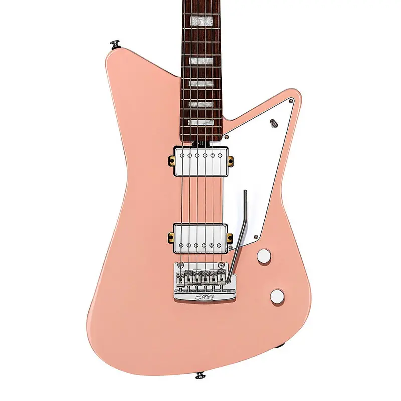 Sterling By Music Man Mariposa Guitar In Pueblo Pink Finish 1