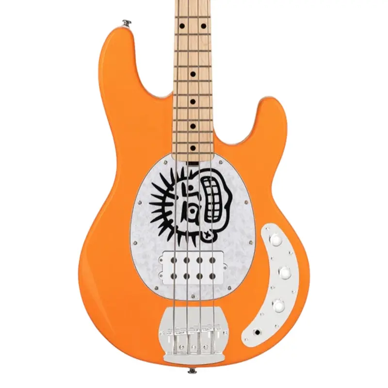 Sterling By Music Man Mike Herrera Signature Stingray Bass – Orange Creamsicle Finish 1