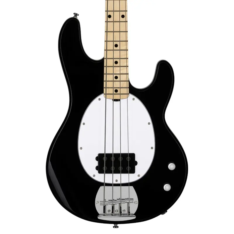 Sterling By Music Man Ray2 Stingray Bass – Gloss Black Finish, Maple Neck 1