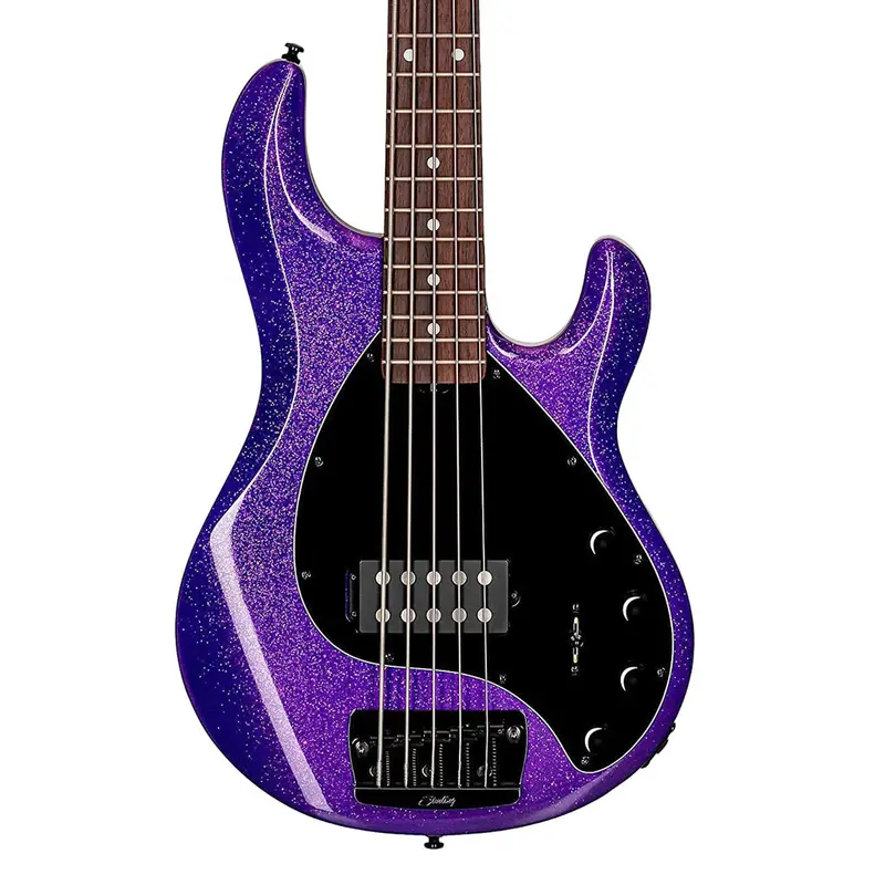 Sterling By Music Man Ray35 Bass In Purple Sparkle With Rosewood Fingerboard 1