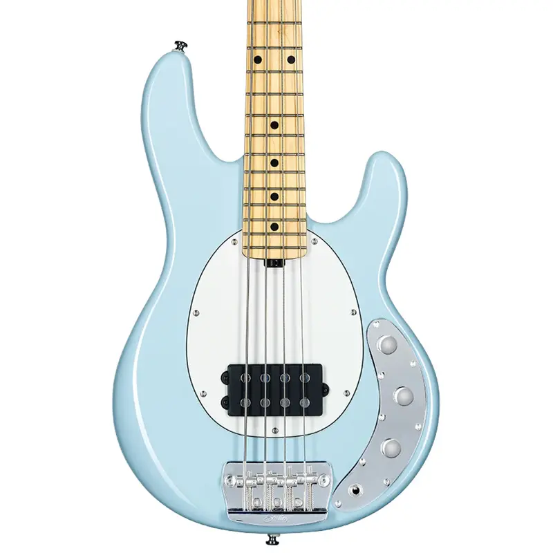 Sterling By Music Man Rayss4 Short-Scale Bass Guitar In Daphne Blue 1