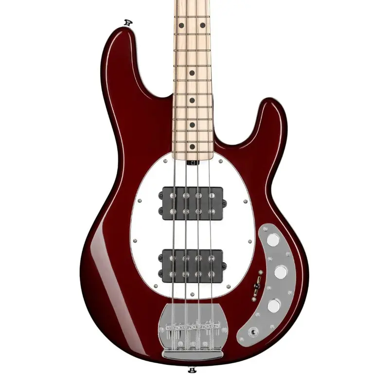 Sterling By Music Man Stingray Ray4Hh Bass Guitar In Candy Apple Red 1
