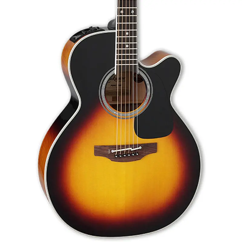 Takamine Pro Series P6Nex Cutaway Acoustic-Electric Guitar (Brown Sunburst) 1
