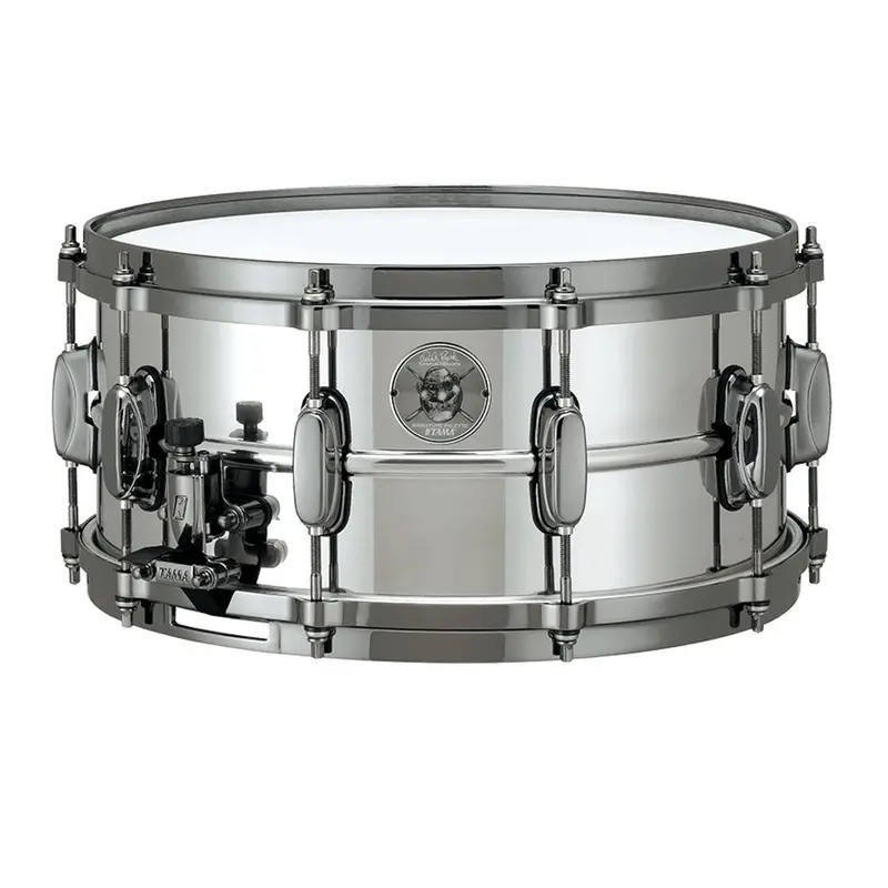 Tama Cb1465 Charlie Benante Signature Snare Drum – 14" X 6.5" – Silver Finish 1