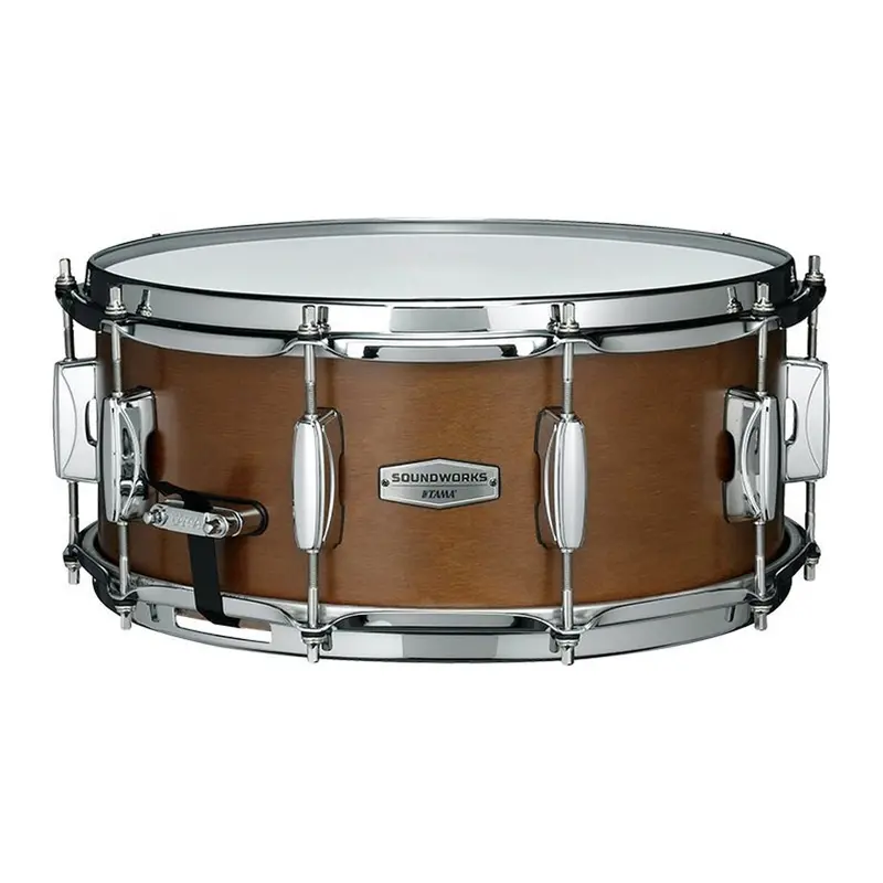 Tama Dkp146 Snare Drum – 14" X 6" – Matte Brown Kapur Shell 1