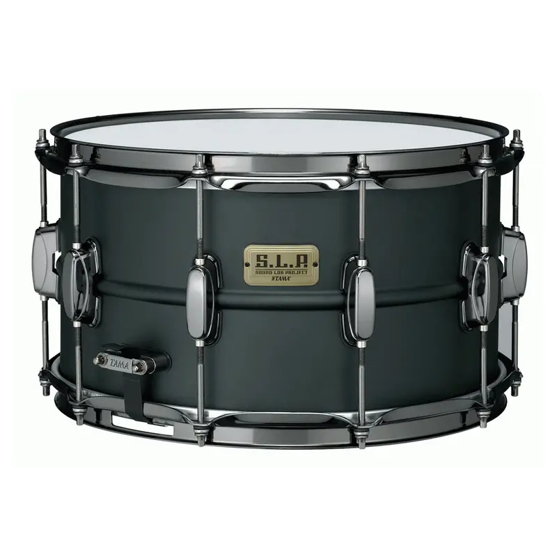 Tama Lst148 Black Steel Slp Snare Drum 1