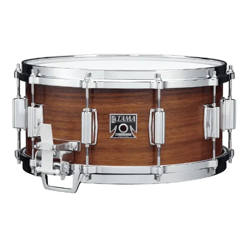 Tama Mastercraft Rosewood 14" × 6.5" Snare Drum – 50Th Anniversary Natural Finish 1