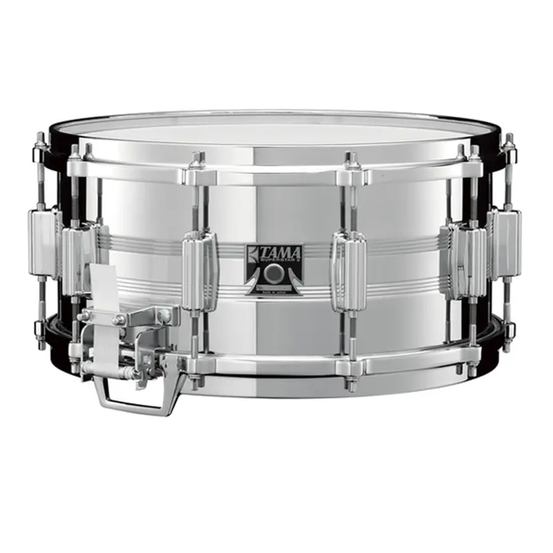 Tama Mastercraft Steel 14" × 6.5" Snare Drum – 50Th Anniversary Metallic Steel Finish 1