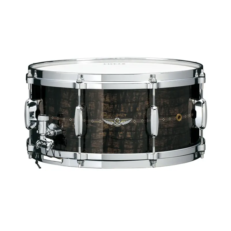 Tama Star Maple 14" × 6.5" Snare Drum – Charcoal Brown Paraiso Finish 1