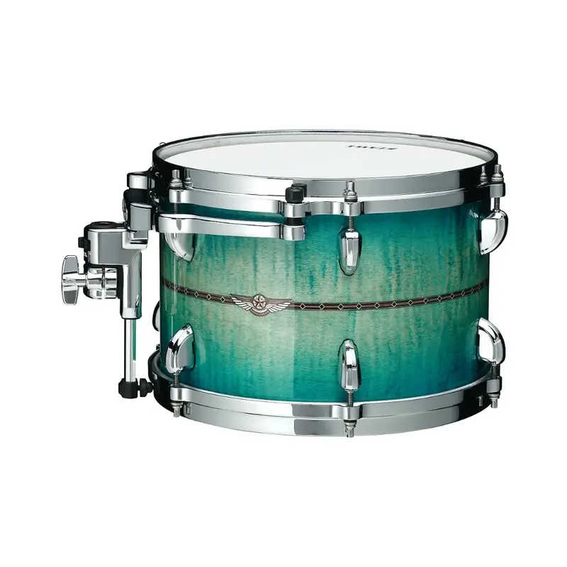 Tama Star Maple Rack Tom – 12", Emerald Sea Curly Maple Burst 1