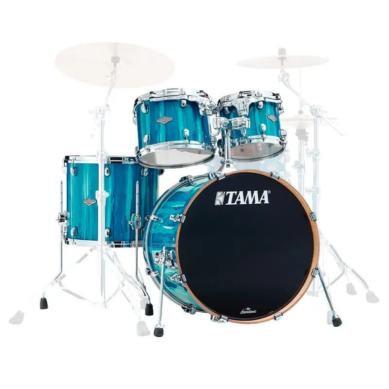 Tama Starclassic Performer Maple/Birch 4-Piece Shell Kit – Sky Blue Aurora 1