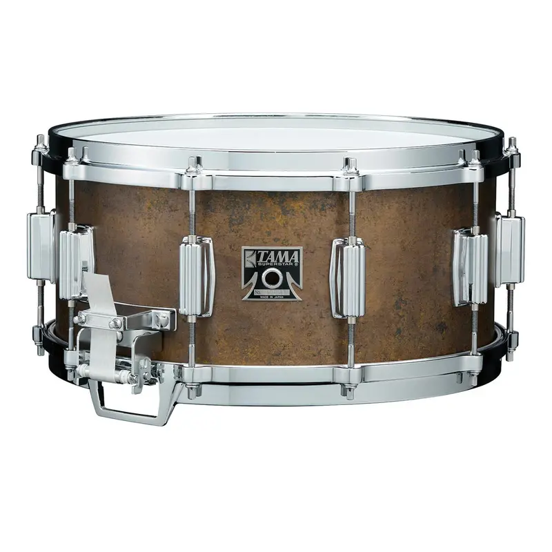 Tama The Bell Brass 14" × 6.5" Snare Drum – Bell Brass Brown Finish 1