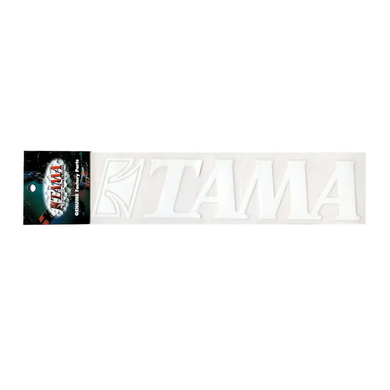 Tama White Logo Sticker – Tls100Wh 1