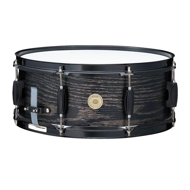 Tama Woodworks 14" X 5.5" Snare Drum With Black Oak Wrap Finish 1