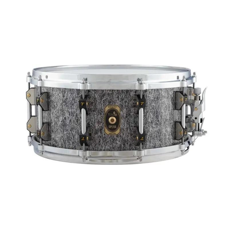 Tamburo Opera Stave-Shell Snare – 14" X 6.5", Fantasy Black 1