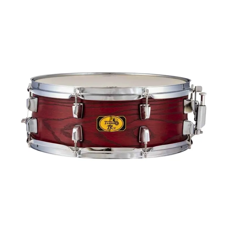 Tamburo T5 Lx Snare Drum – 14" X 5.5", Wood Grain Red Shell 1
