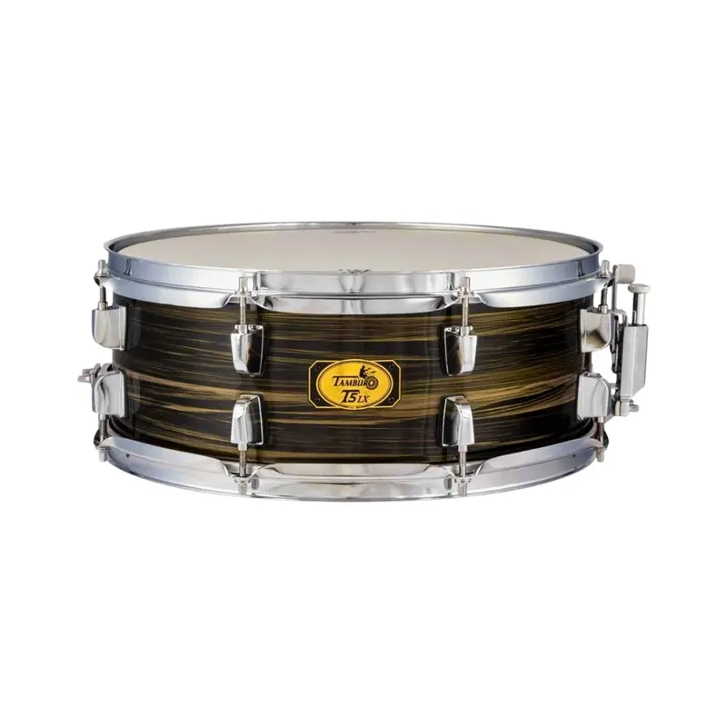 Tamburo T5Lx Snare Drum – 14" X 5.5", Wood Grain Black Shell 1
