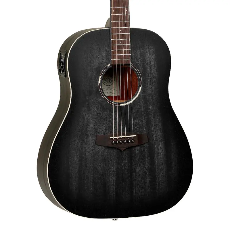 Tanglewood Twbbo Blackbird Orchestra Acoustic-Electric Guitar – Smokestack Satin Finish 1