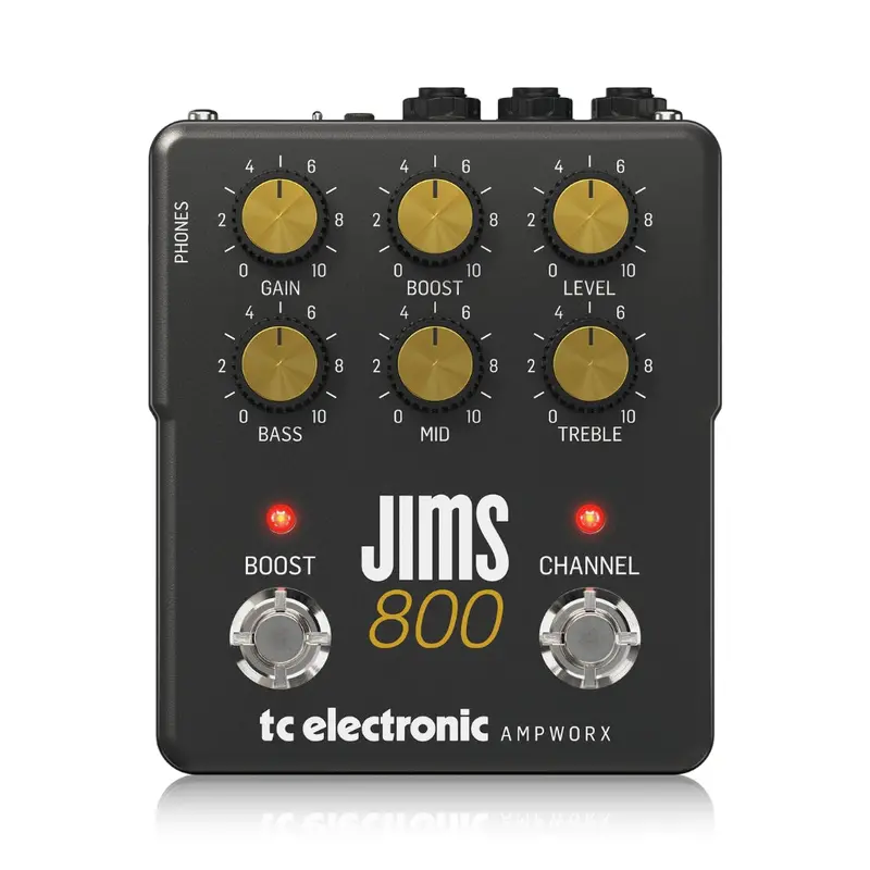 Tc Electronic Jims 800 Dual-Channel High-Gain Guitar Preamp Pedal 1