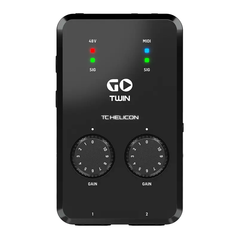 Tc Helicon Go Twin Dual-Input Usb Audio Interface 1