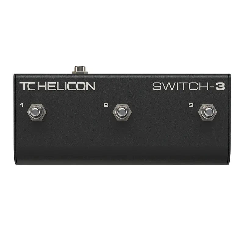 Tc Helicon Switch-3 Programmable Footswitch For Vocal Processors 1
