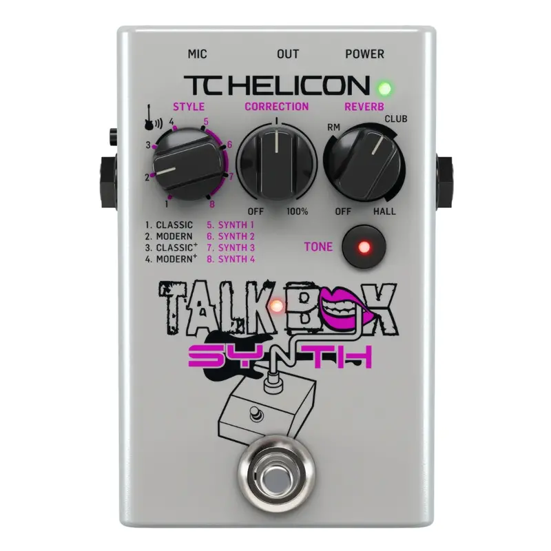 Tc Helicon Talkbox Synth Guitar Pedal With Vocal Integration 1