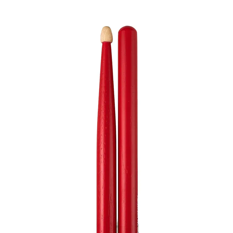 Total Percussion 5A Drumsticks – Wood Tip, Red 1
