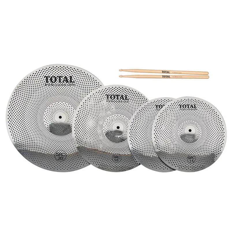 Total Percussion Src50 Low-Volume Cymbal Pack (14"/16"/20") 1