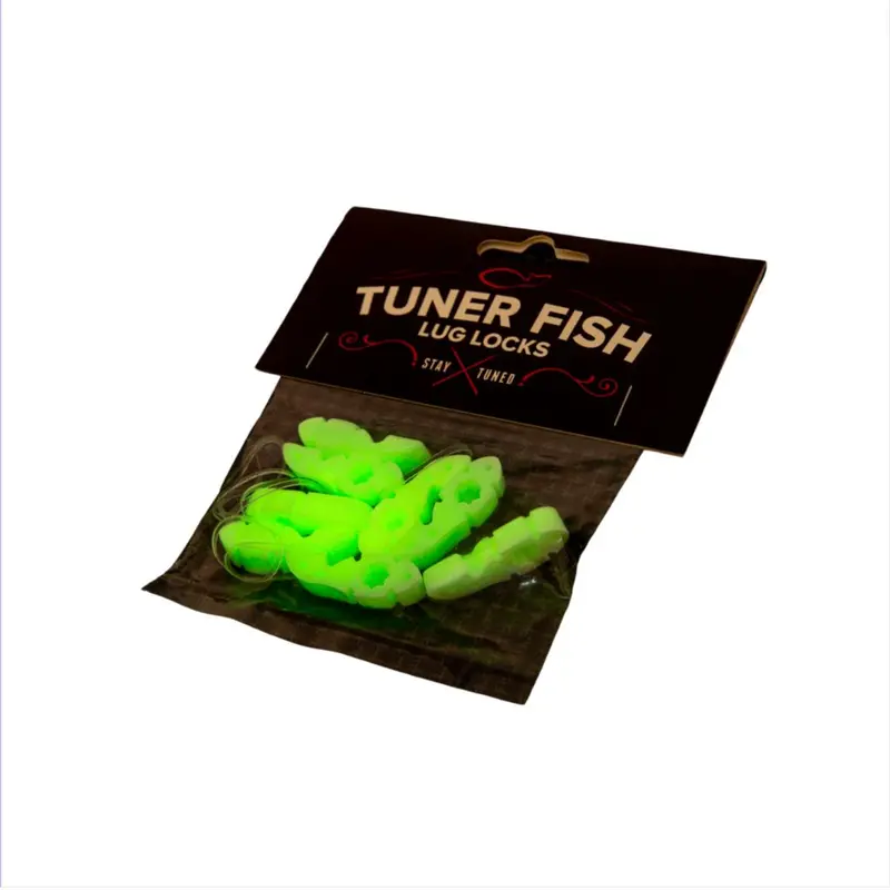Tuner Fish Lug Locks – Glow-In-The-Dark Tuning Peg Locks (8-Pack) 1