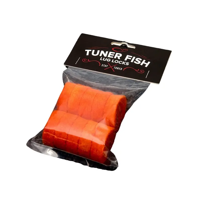 Tuner Fish Orange Cymbal Felts – 10-Piece Pack 1