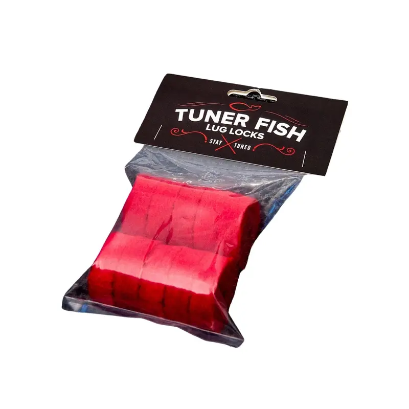 Tuner Fish Red Cymbal Felts – 10-Piece Pack 1