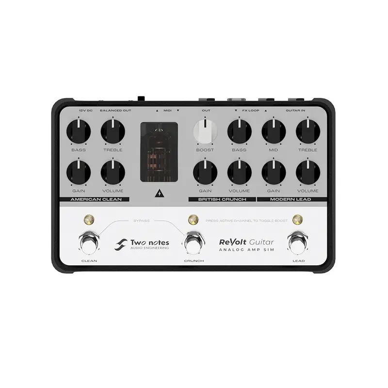 Two Notes Revolt – 3-Channel Analog Guitar Amp Modeling Pedal 1