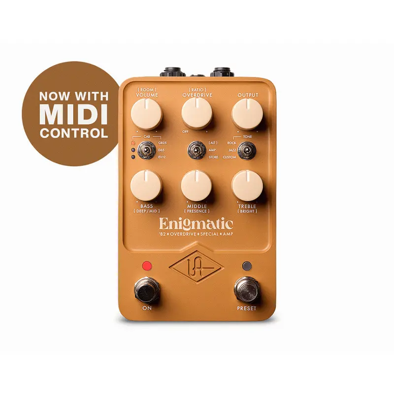 Universal Audio Uafx Enigmatic '82 Overdrive Special Guitar Amp Pedal 1