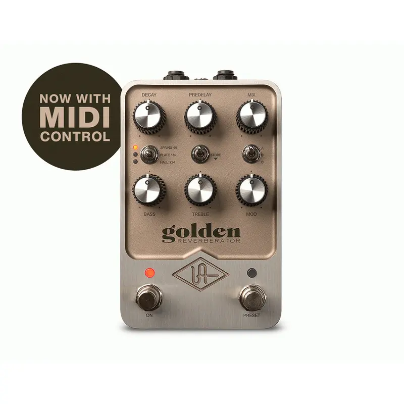 Universal Audio Uafx Golden Reverberator Analog Reverb Pedal 1
