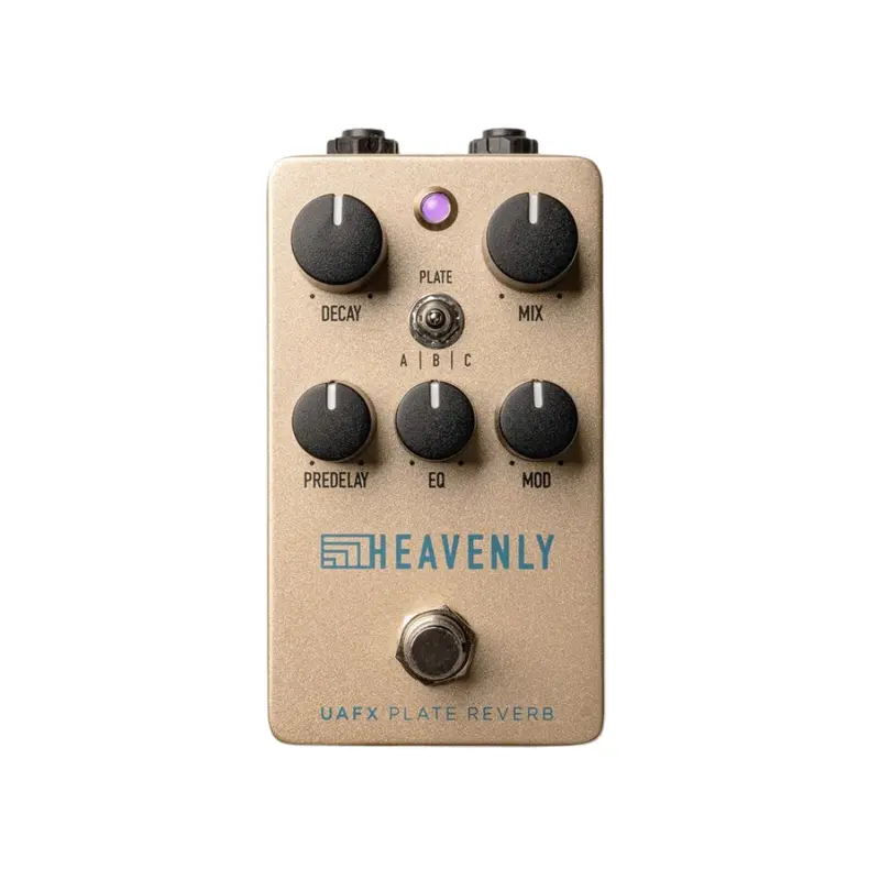 Universal Audio Uafx Heavenly Plate Reverb Guitar Pedal 1