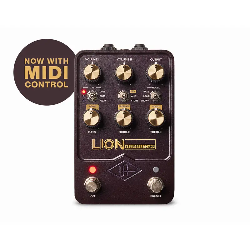 Universal Audio Uafx Lion '68 Super Lead Guitar Amp Pedal 1