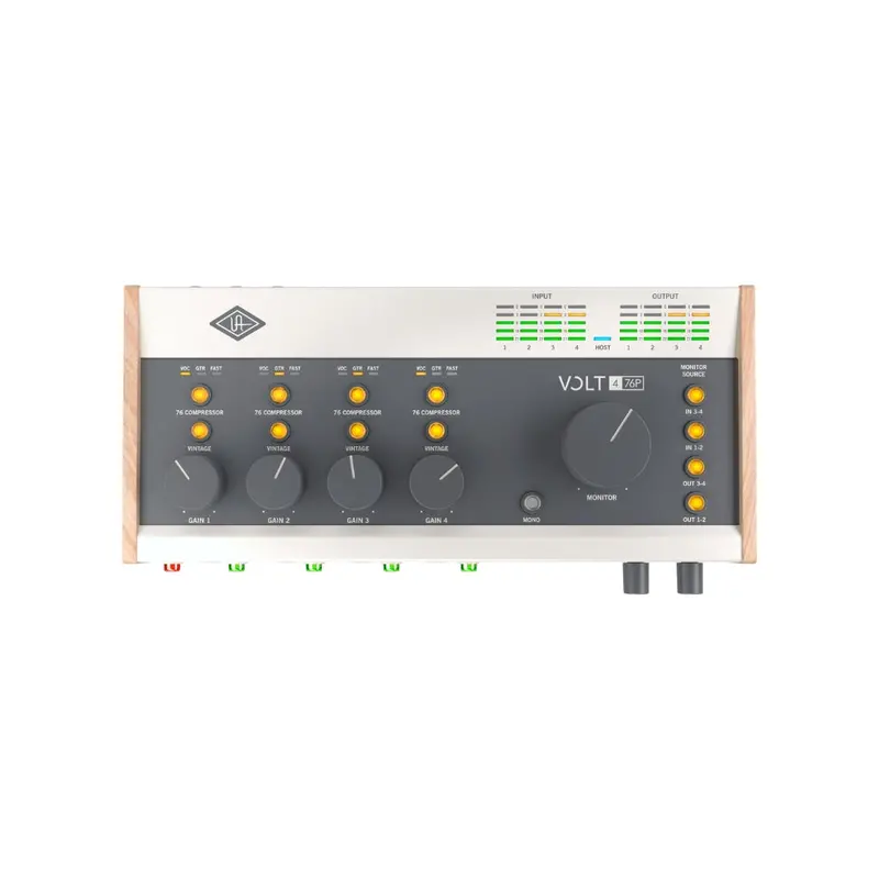Universal Audio Volt 476P Usb-C Audio Interface – 4-In/6-Out With Phantom Power & Vintage Preamp 1