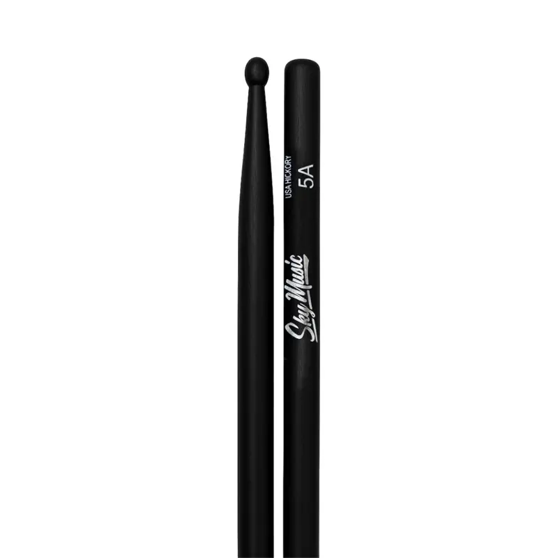 Vic Firth Nova 5A Drumsticks – Black Wood Tips, Sky Music Series 1