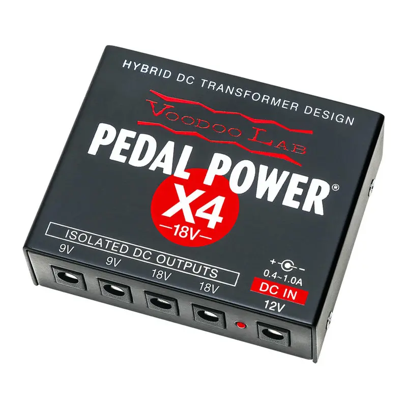 Voodoo Lab Pedal Power X4 – 18V Multi-Output Guitar Pedal Power Supply 1