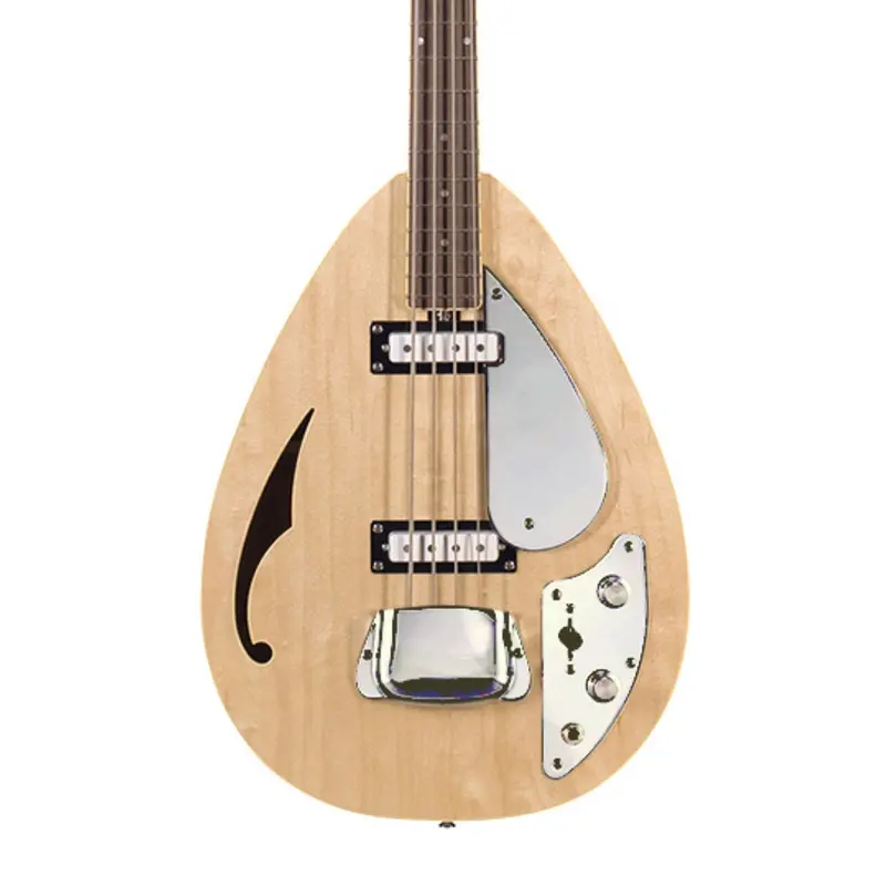Vox Vbw3000Na Teardrop-Style Acoustic Bass Guitar – Natural Finish 1