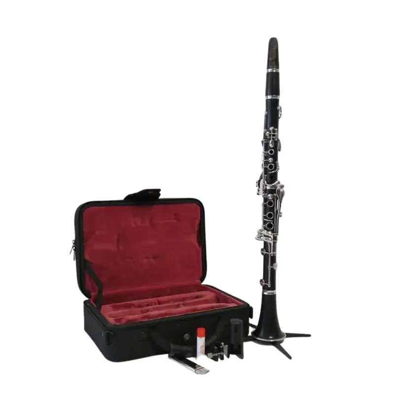 W. Schreiber Ws6025-S Student Wood Clarinet Outfit – Black, Includes Case 1