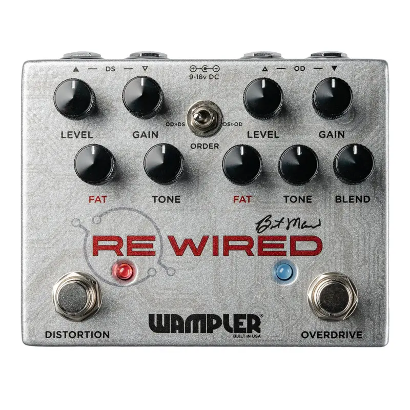Wampler Rewired Brent Mason Signature Drive Guitar Pedal 1
