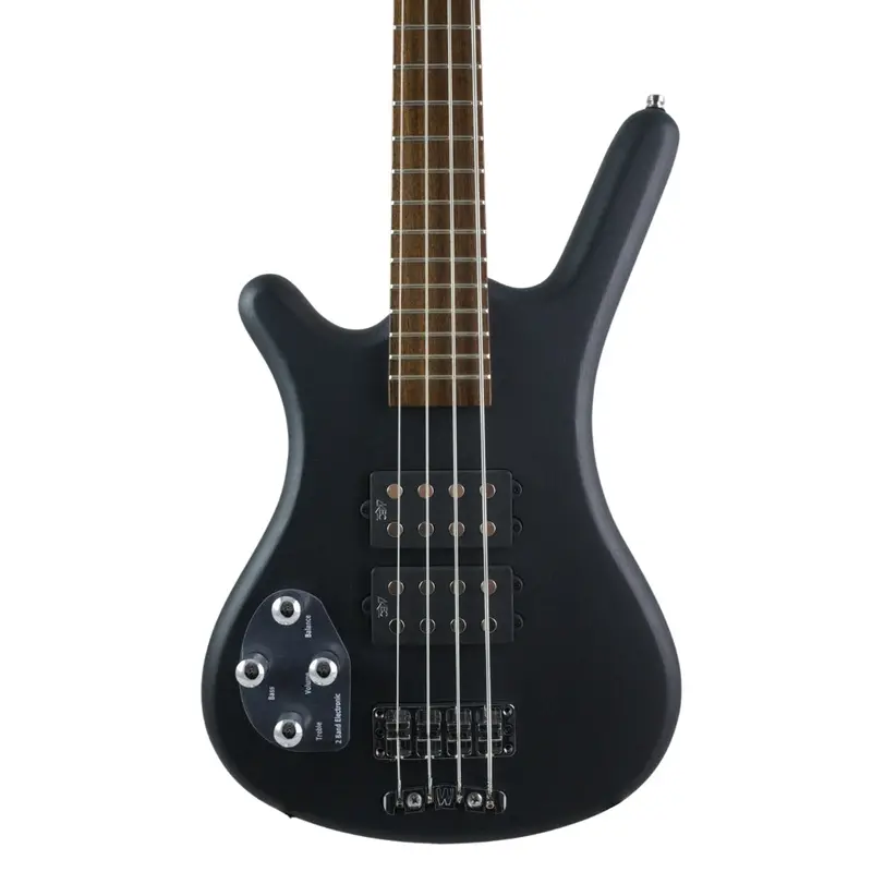 Warwick Rockbass Corvette $$ 4-String Left-Handed Electric Bass In Nirvana Black Satin 1