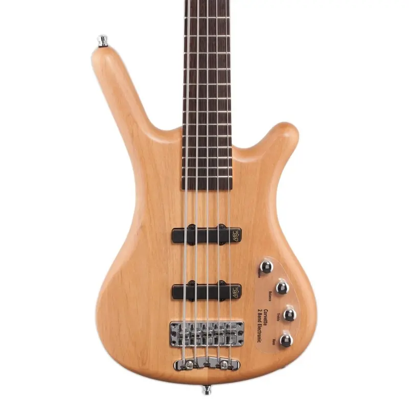 Warwick Rockbass Corvette Basic 5-String Electric Bass – Natural Transparent Satin Finish 1