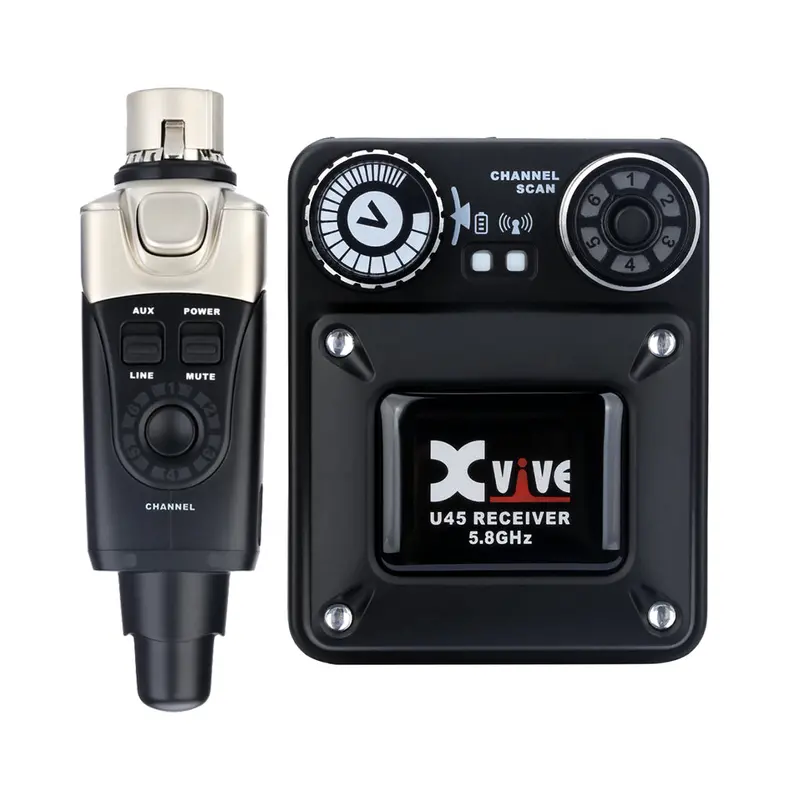 Xvive U45 5.8Ghz Black In-Ear Monitor System 1